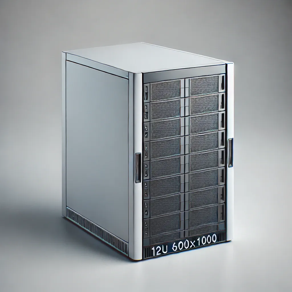 12U 600x1000 Star Serisi Dikili Tip Rack Kabinet