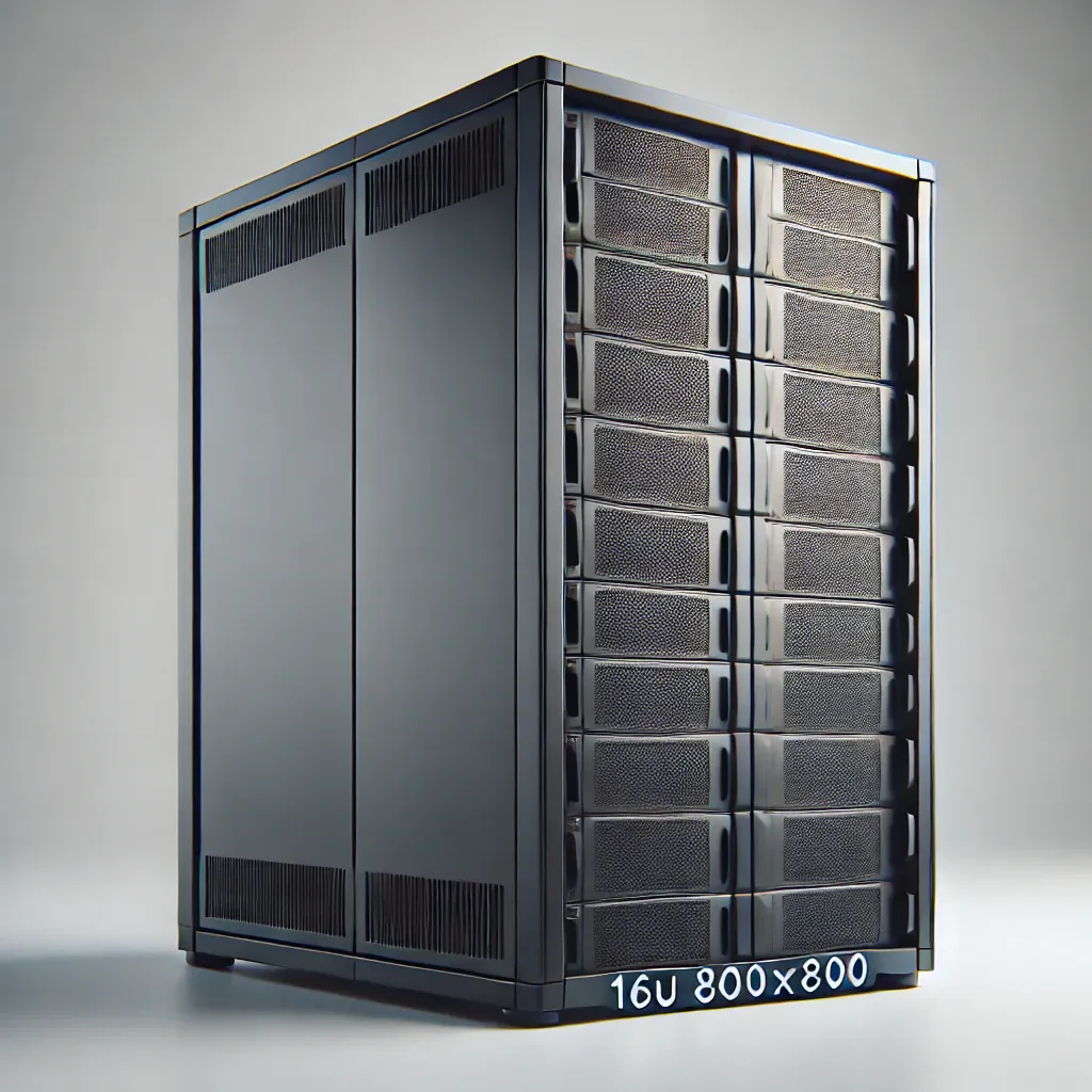 16U 800x800 Star Serisi Dikili Tip Rack Kabinet