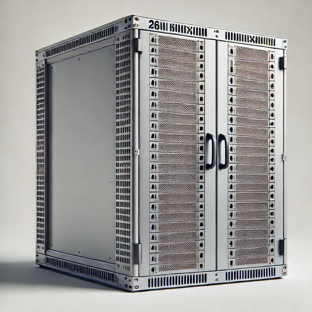 26U 600x600 Star Serisi Dikili Tip Rack Kabinet
