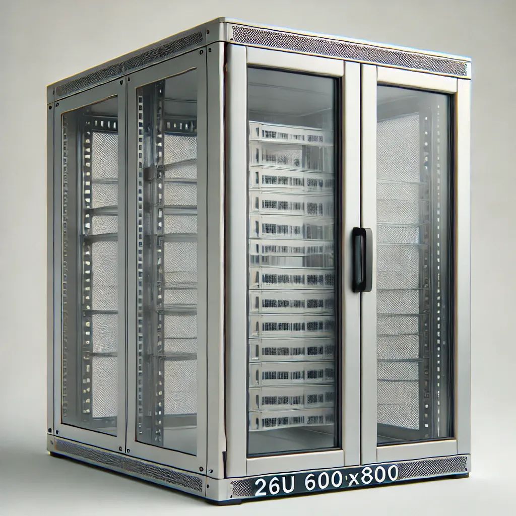 26U 600x800 Star Serisi Dikili Tip Rack Kabinet