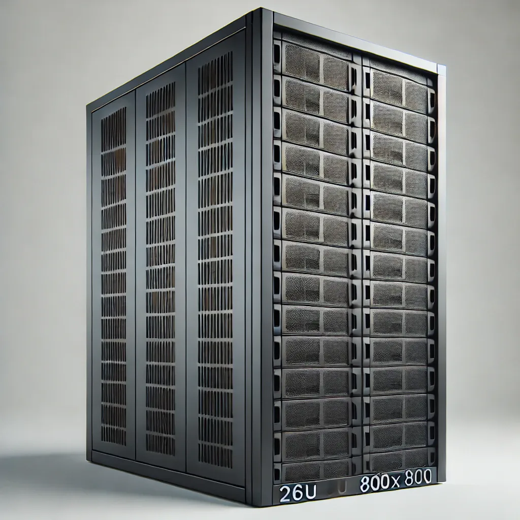 26U 800x800 Star Serisi Dikili Tip Rack Kabinet