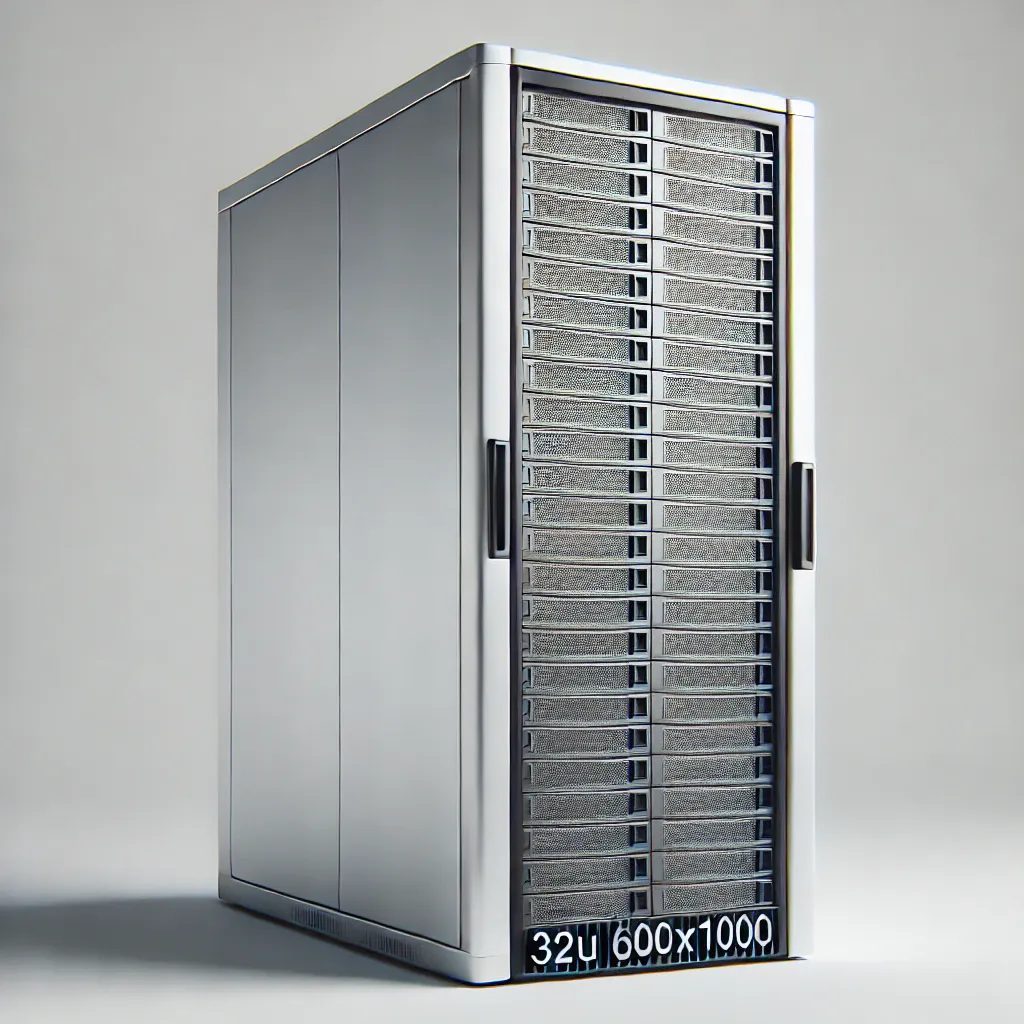 32U 600x1000 Star Serisi Dikili Tip Rack Kabinet
