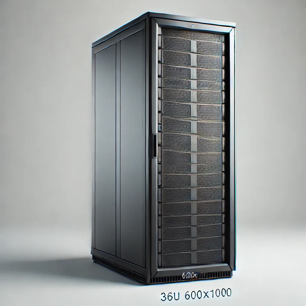 36U 600x1000 Star Serisi Dikili Tip Rack Kabinet