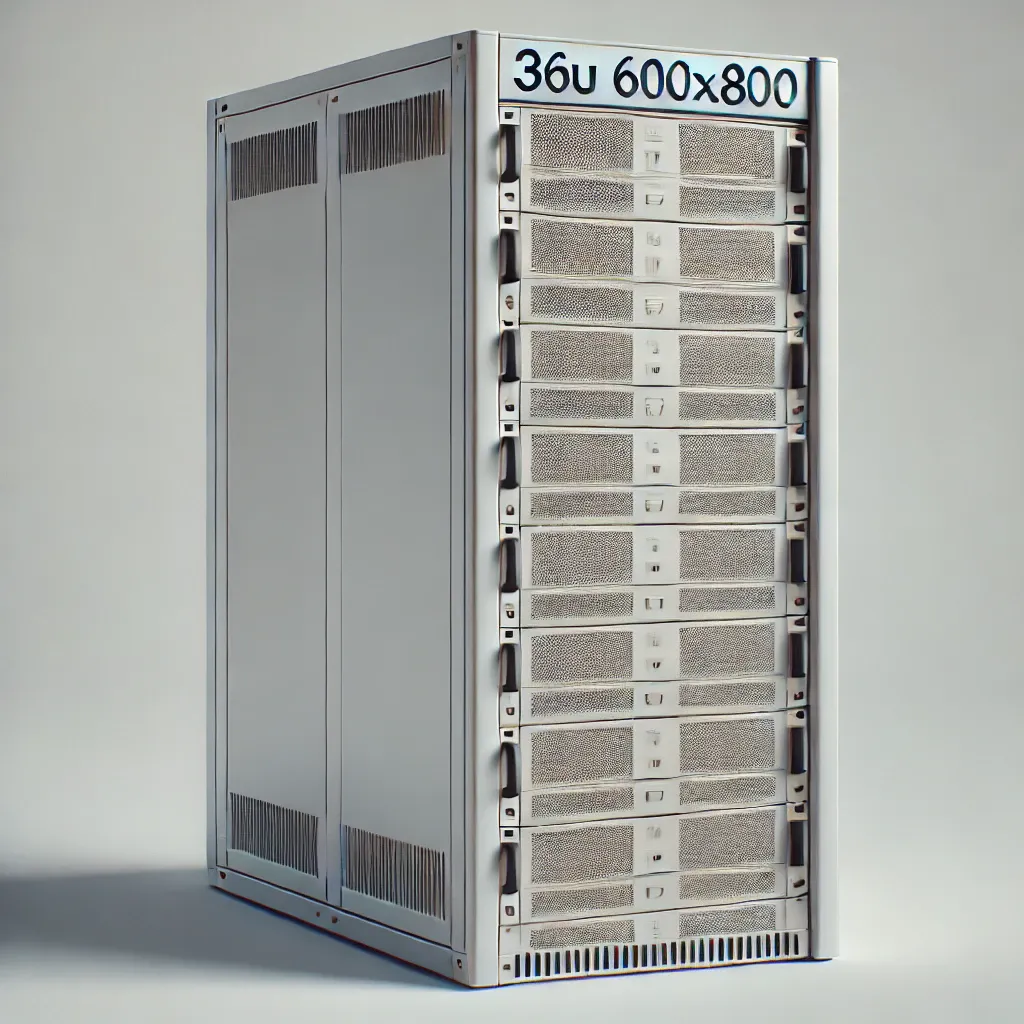 36U 600x800 Star Serisi Dikili Tip Rack Kabinet
