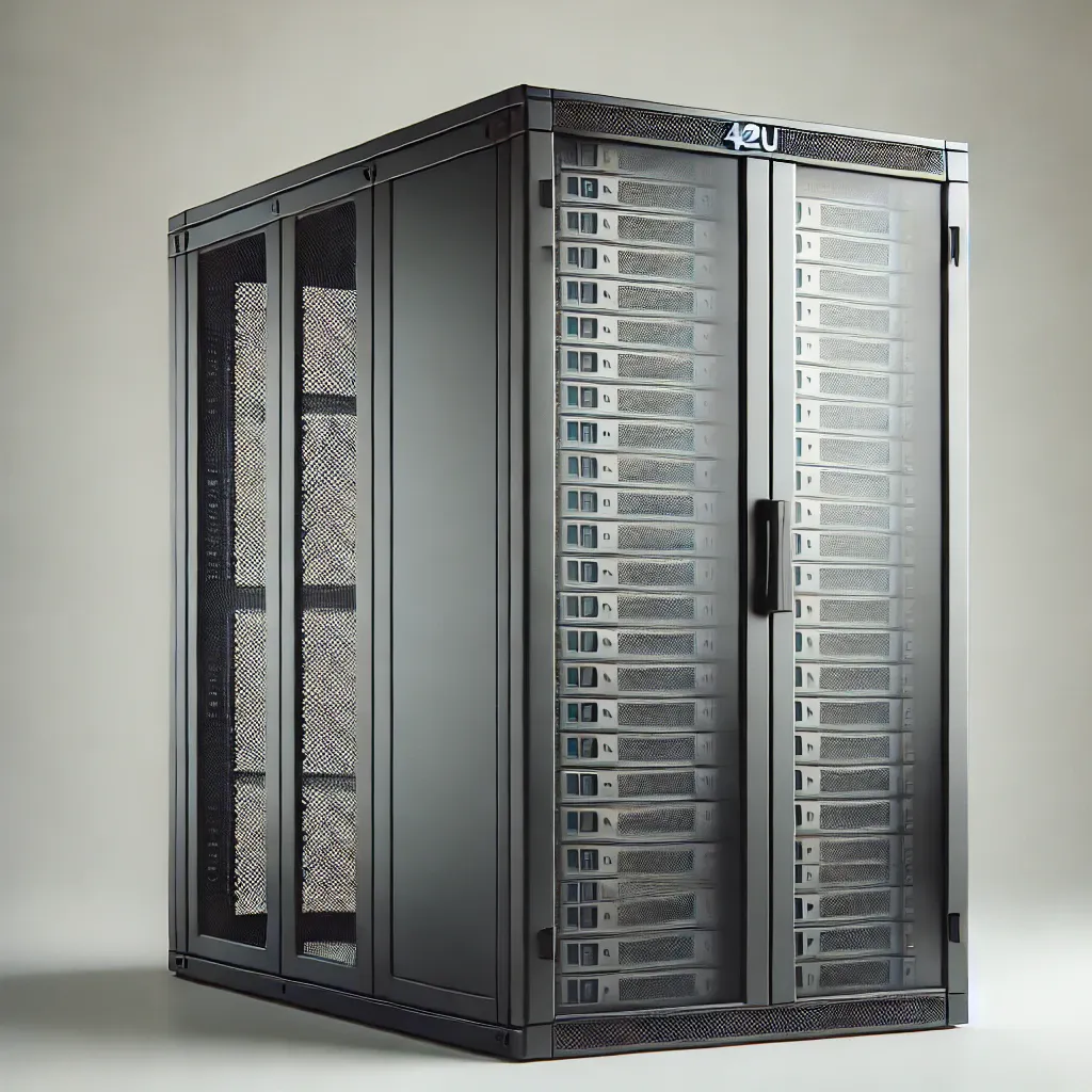 42U 600x600 Star Serisi Dikili Tip Rack Kabinet