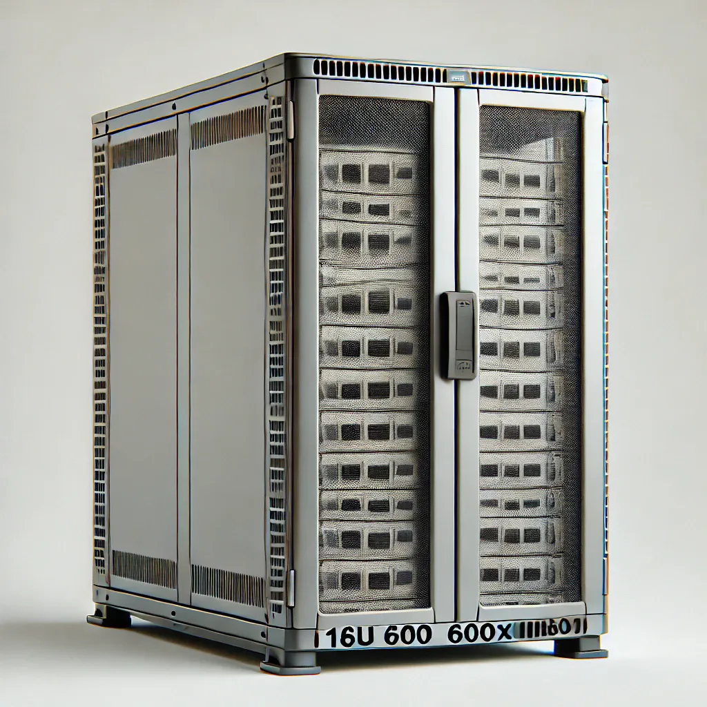 16U 600x800 Star Serisi Dikili Tip Rack Kabinet